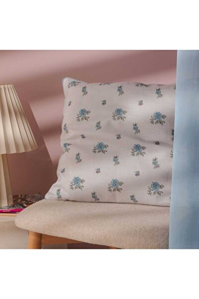 Evidea Soft Lis Throw Pillow Cover - Lilac - 45X45 cm