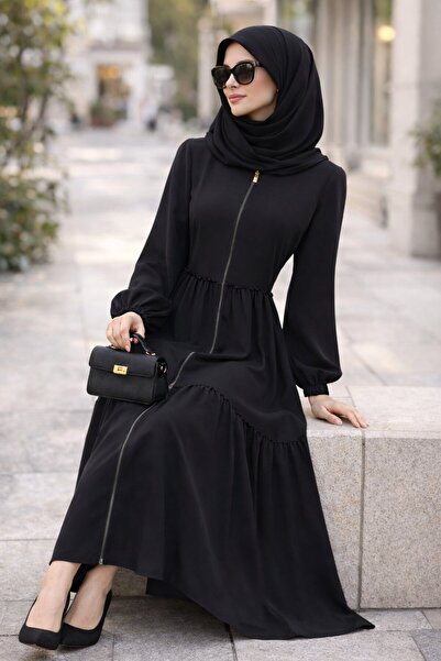 Fresh&Moda Γυναικείο Φεράσε με δύο στρώσεις βολάν από μετάξι Μεδίνας, άνετη ε...