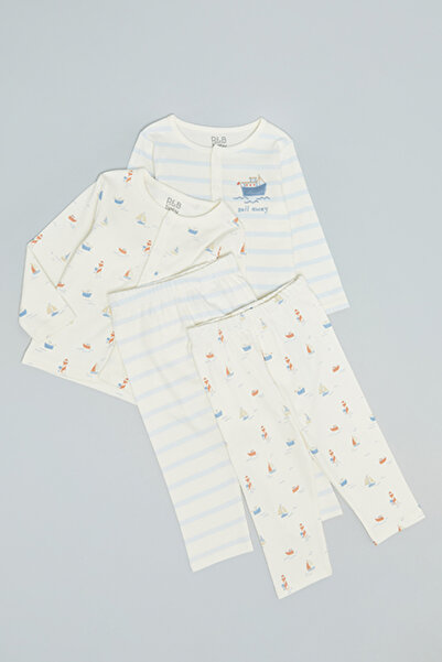 R&B 4 Piece Printed Clothing Set