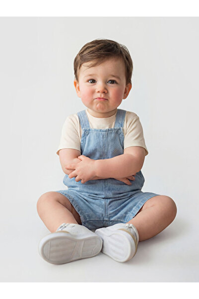 LC Waikiki Baby Boy Salopet and T-Shirt Set