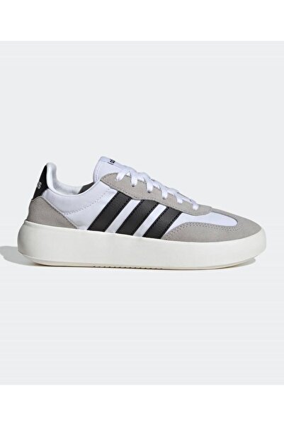 adidas حذاء باريدا ديكود من جلد الغزال برباط للإغلاق - أبيض سحابي/أسود أساسي/...