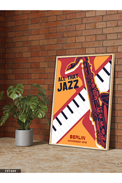 Evinemoda Jazz festival u Berlinu, jednodijelna slika u drvenom okviru