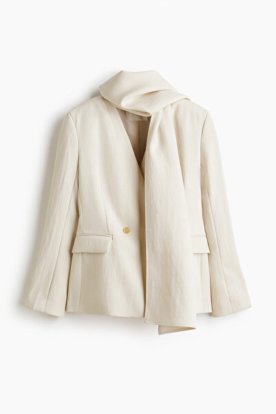 H&M Atkılı Klapasız Blazer