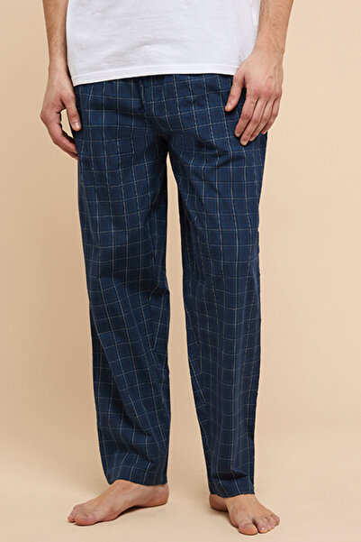 R&B Plaid Lounge Pants with Drawstring Waist