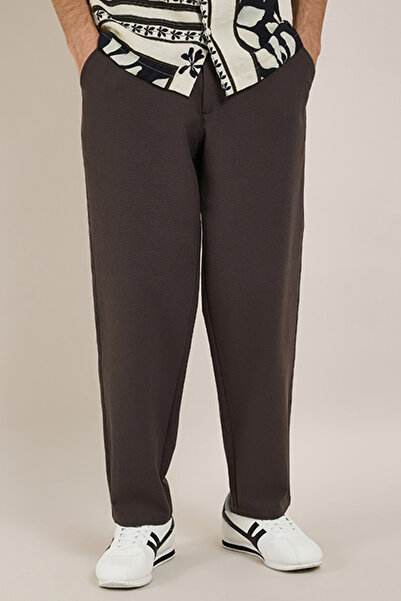 R&B Solid Knit Pants with Drawstring Waist