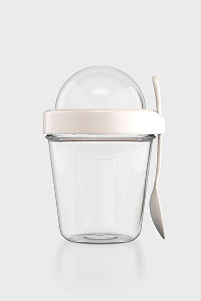 Renga Orbit 350 ml Tritan Müsli ve Atıştırmalık Kabı 191013 Bej