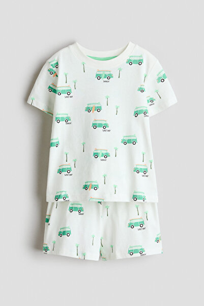 H&M Baskılı Pijama Takımı