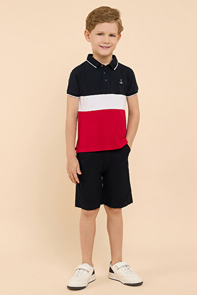 R&B Color Block T-Shirt & Shorts Set