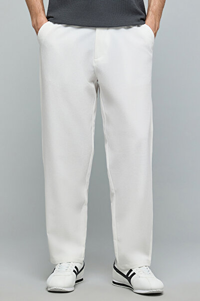 R&B Solid Knit Pants with Drawstring Waist