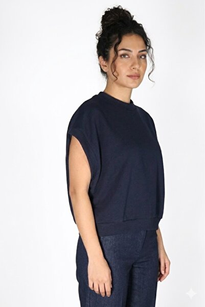 RAFF MAĞAZA Women's Moon Sleeve T-Shirt