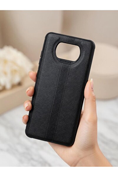 TECNOTREND Poco X3/Poco X3 NFC/Poco X3 Pro Uyumlu Dikişli Desenli Silikon Kılıf
