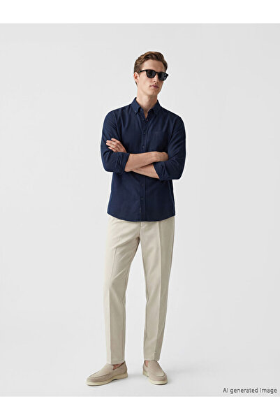 LC Waikiki Beige Standard Size Men's Trousers