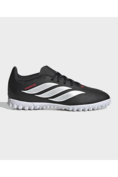 adidas حذاء كرة قدم بريداتور كلوب تيرف - أسود أساسي/أبيض سحابي