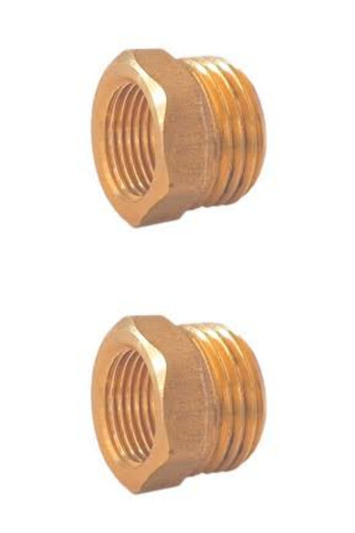 Altınyapı Hobi Market مخفض سرعة ناقل الحركة من النحاس الأصفر 3/8'' * 1/8'' (ث...