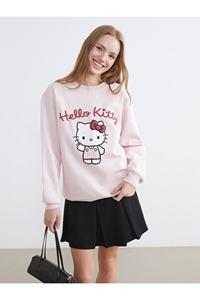 LC Waikiki Hanorac supradimensionat de damă cu imprimeu Hello Kitty