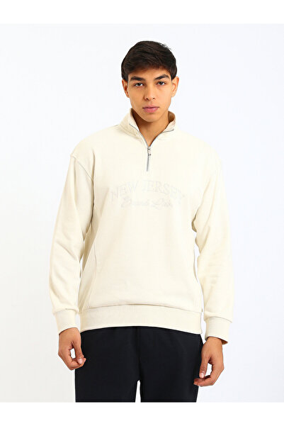 LC Waikiki Funnel Neck Printed Men's Sweatshirt