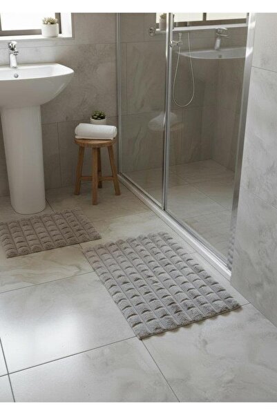 ROSSEV Χαλάκι μπάνιου - Γκρι