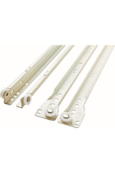 ESSENTIA BUILD & HOME Yeniler Beyaz 30 Cm Çekmece Rayı Kızaklı Sistem Vidalı ...