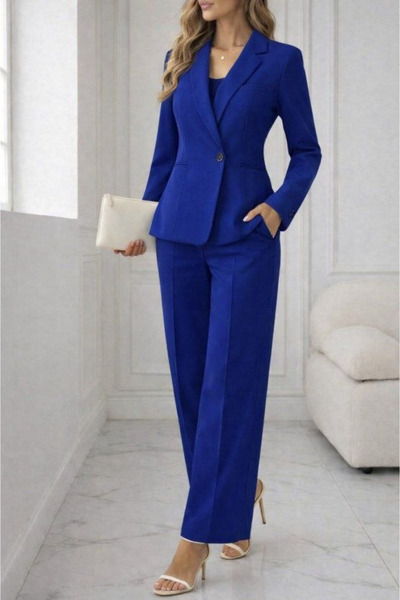 Kokosh moda Γυναικείο μακρυμάνικο σετ δύο τεμαχίων με μπουφάν και παντελόνι, ...