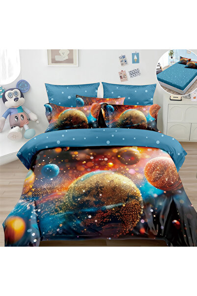 OEM Bed linen with elastic for double bed 2 people, PRV, Finet 4 pieces, AURA...