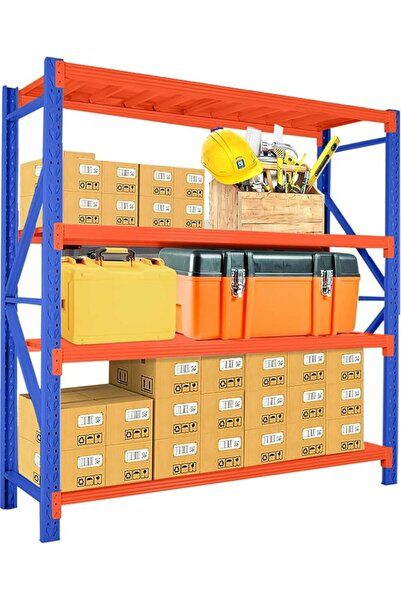 Lexaly 4 Layer Storage Shelf Heavy Duty Storage Rack for Warehouses and Homes