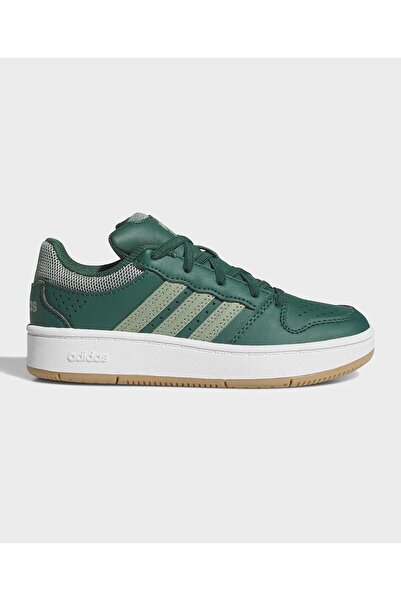 adidas أحذية هوبس كلاسيكية برباط - أخضر جامعي/أخضر فضي/أبيض سحابي