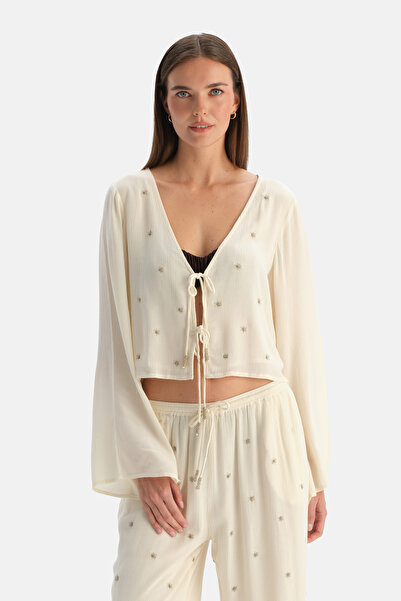 Dagi Πουκάμισο με δέσιμο μπροστά