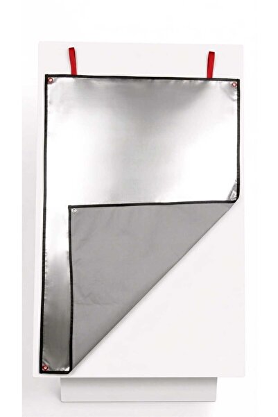 LOCKEDFIRE Yanmaz Soba Altı Matı 100x150 cm - Kamp Çadırı Isı Yalıtım Ve Zemi...