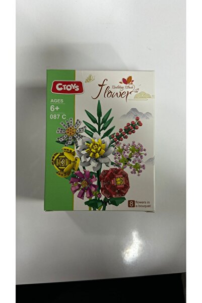 Toyzade CTOYS Çiçek Yapma Blok Seti building block flower 087c