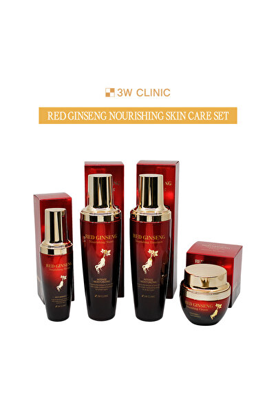 3W CLINIC RED GINSENG NOURISHING SKIN CARE SET