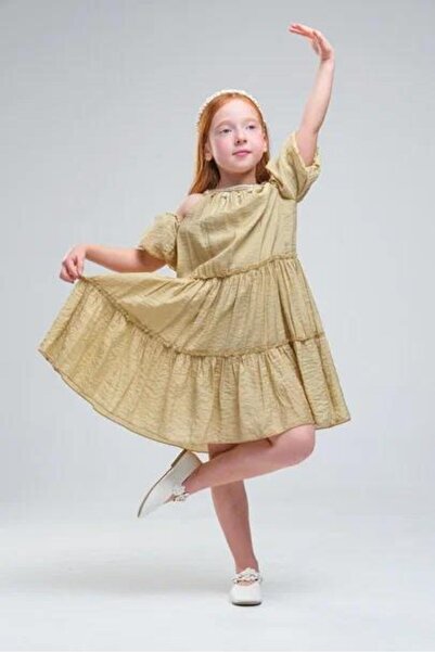 LOCO LOCO KIDS NOV7 1071 ΦΟΡΕΜΑ ΚΟΡΙΤΣΙΩΝ ΜΕ ΧΑΜΗΛΟ ΜΑΝΙΚΙ ΑΠΟ ΒΟΥΑΛ