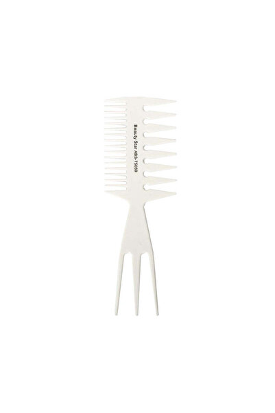 Beauty Star White Hair Comb