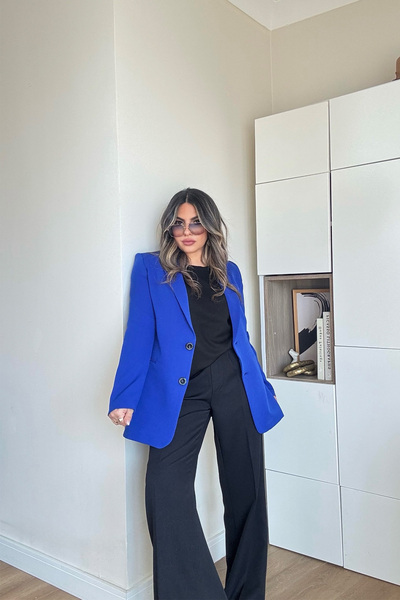 Sohotique By P Basic İki Düğme Blazer Ceket Saks