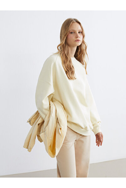 LC Waikiki Crew Neck Women's Thick Sweatshirt