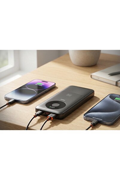 Force LCD EKRAN 22.5W GÜÇ DESTEKLİ 10.000mah TAŞINABİLİR ŞATJ CİHAZI