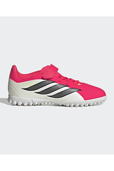 adidas حذاء كرة قدم بريداتور كلوب برباط مرن قابل للطي - أحمر/أسود أساسي/أبيض ...