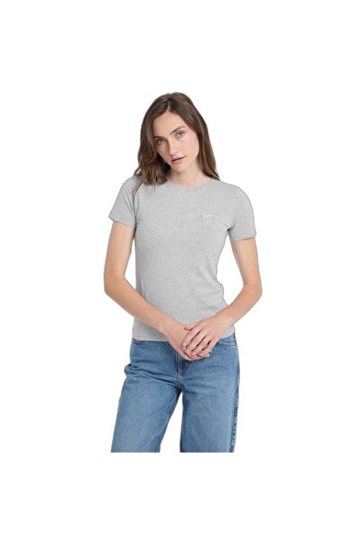 Guess Jeans Γυναικείο γκρι μπλουζάκι w5rl52