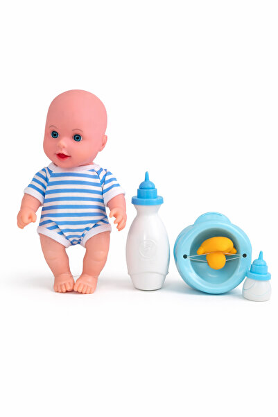 Toyx Robin Konuşan Altını Islatan Bebek – Eğitici ve Gerçekçi Oyuncak Bebek Mavi