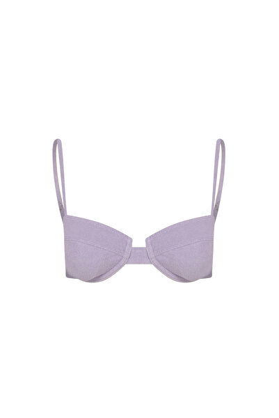 Sandshaped Scarlet Terry Havlu Bikini Üstü Lavanta