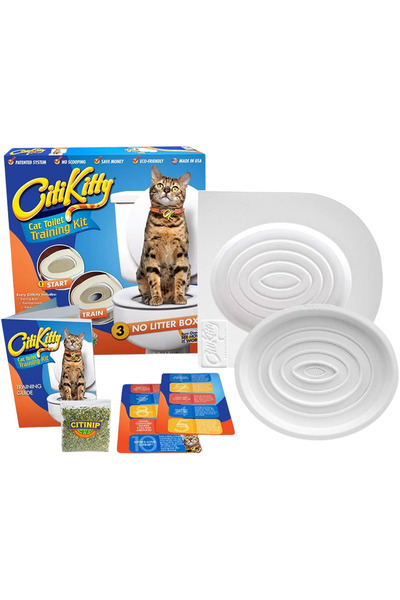 Wahw Pet Citi Kitty Kedi Tuvalet Eğitim Seti Klozet Alıştırma Aparatı
