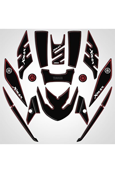 Redline Grafik Redlinegrafik Xmax 2014-2017 Uyumlu Full Body kit Sticker Pad ...