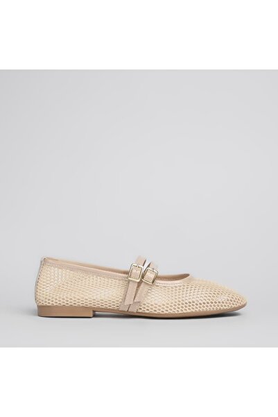 SHOELUKS File Bej Kadın Babet