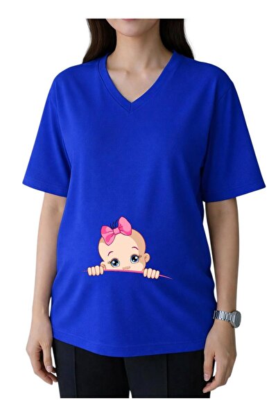 E-ROMA ΜΠΛΟΥΖΑΚΙ ΕΓΚΥΜΟΝΩΝ ΜΕ ΣΤΑΜΠΑ ΜΩΡΟΥ ΚΑΙ ΛΕΓΑΝΗΜΕΝΗ ΕΚΠΛΗΞΗ, ΜΕ ΛΑΙΜΟΚΟ...