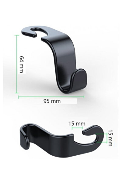 YMÇ DETAILING & AUTOMOTIVE 4 adet Araba Koltuk Arkası Askı