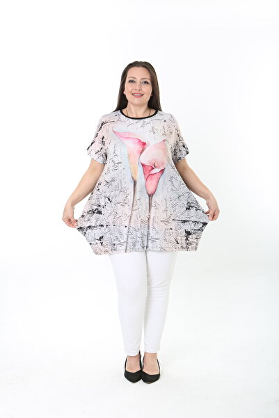 XL Modam ΓΥΝΑΙΚΕΙΟ ΤΟΥΝΙΚ ΜΕ ΨΗΦΙΑΚΗ ΕΚΤΥΠΩΣΗ ΚΟΝΤΟΜΑΝΙΚΟ ΜΕΓΑΛΟ ΜΕΓΕΘΟΣ