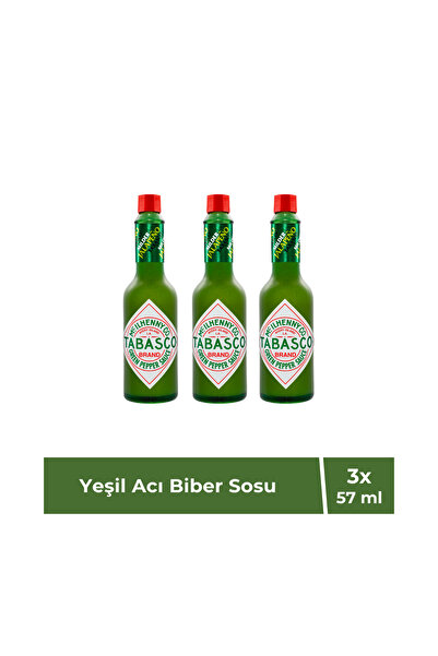 Tabasco Yeşil Acı Biber Sosu 57 ML X3