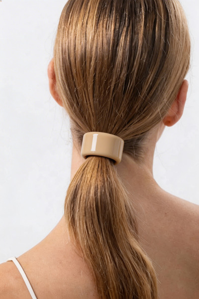 Katia&Bony Κυκλική Πόρπη Μπεζ