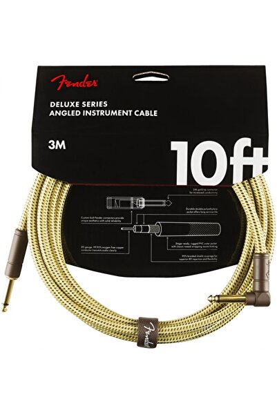 FENDER 0990820091 كابل آلات موسيقية فاخر مستقيم/على شكل حرف L (3 متر) |   طبق...