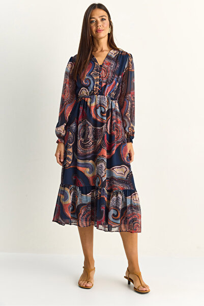 Bianco Lucci Φόρεμα - Ναυτικό μπλε - Μακρύ