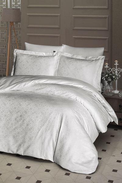 First Choice Lamone 100% βαμβάκι 200 TC (80 νήματα) Σετ Παπλωματοθήκη Ζακάρ Σ...